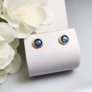 Cremation Ashes & Memorial 9ct Gold Earrings