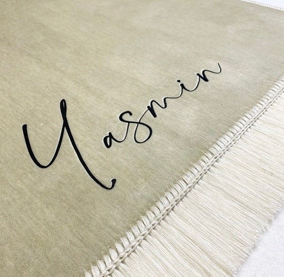 Gebetsteppich personalisiert Geschenkidee Seccade Etsy Nederland