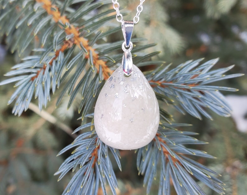 first mother's day gift teardrop breastmilk pendant