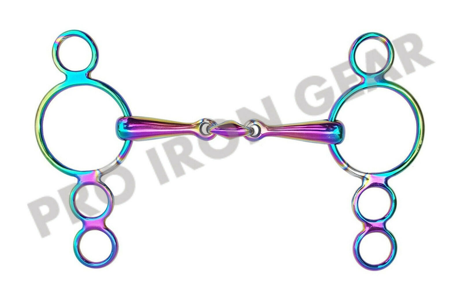 Rainbow Show Jumping Horse Elevator Bit Snaffle With Oval Link Etsy