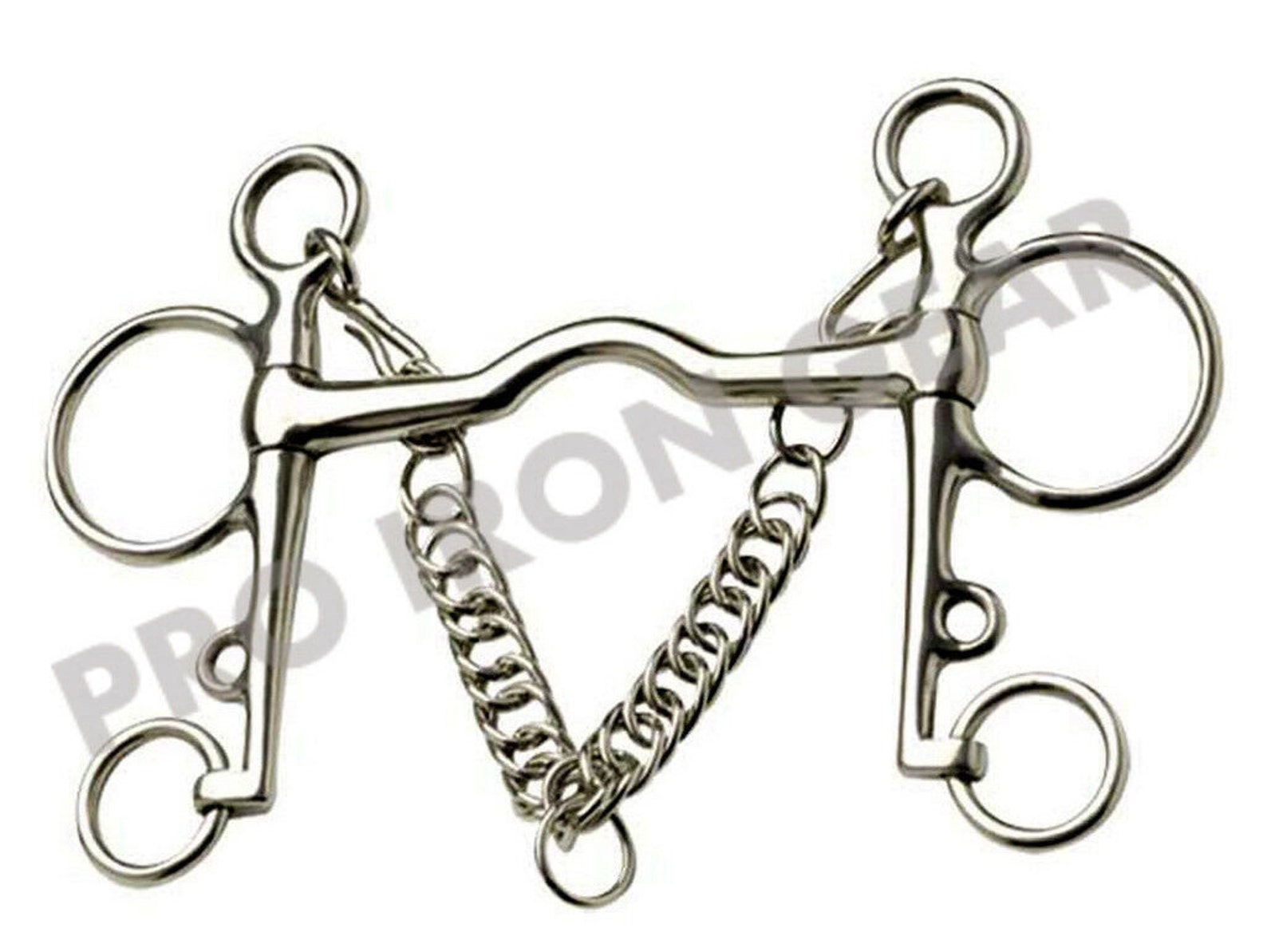 Pelham Mullen Mouth Horse Bit With Curve Stainless Steel Etsy