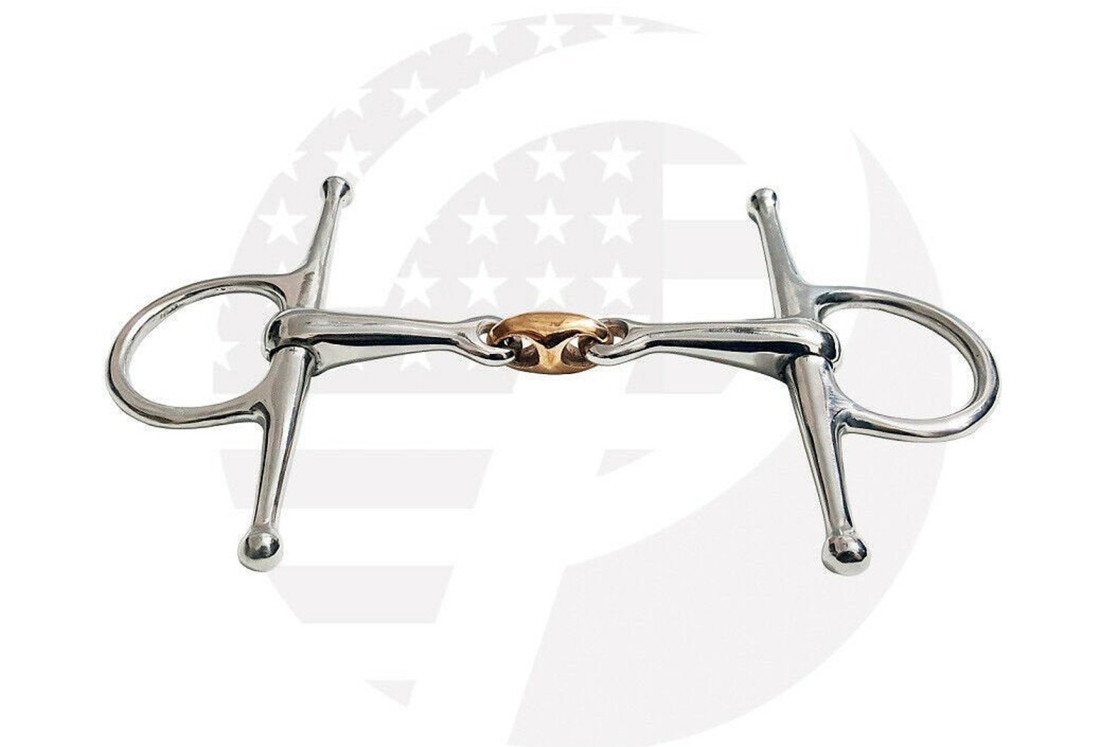 Full Cheek Horse Bit Double Jointed Bit With Copper Link Etsy
