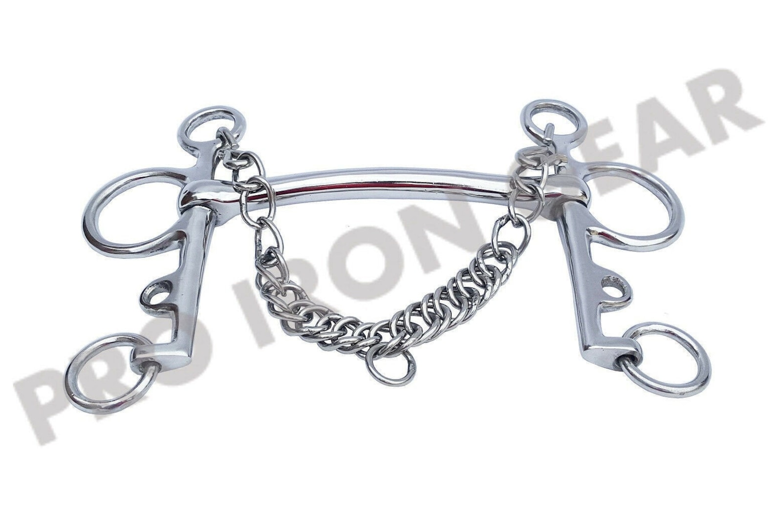 Pelham Mullen Mouth Horse Bit With Curve Stainless Steel Etsy