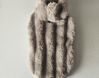 Jasnoszary polarowy płaszcz dla chihuahua, ciepłe ubranka dla psa, sweter dla zwierząt