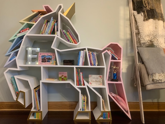 unicorn bookcase