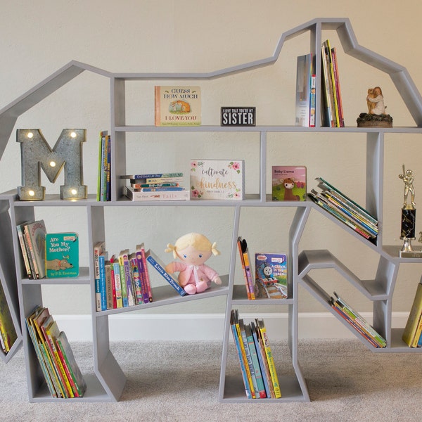 Elephant Bookshelf Etsy