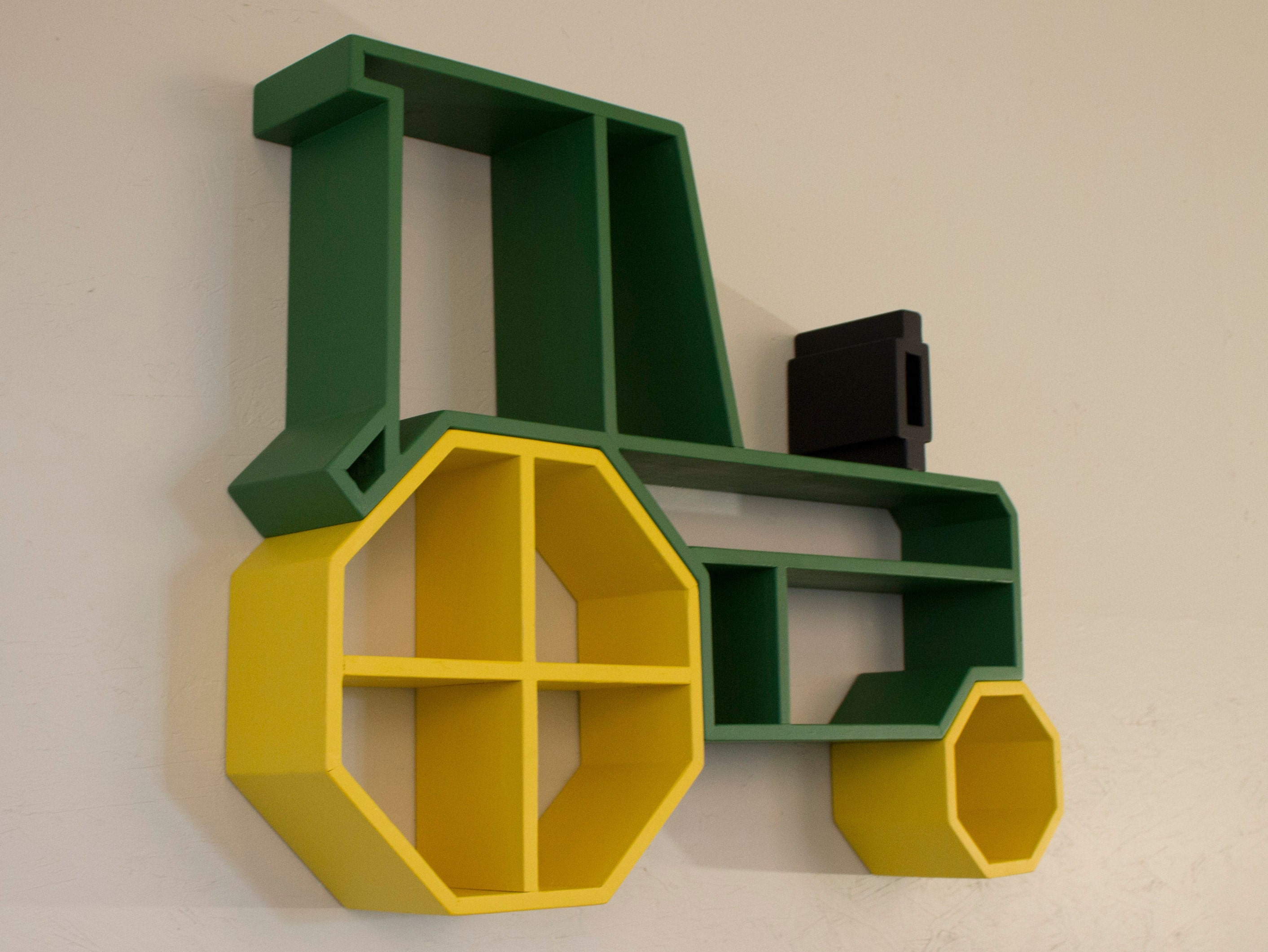 Tractor Wall Hanging Shelf Kids Room Decor Wall Shelf Etsy.de