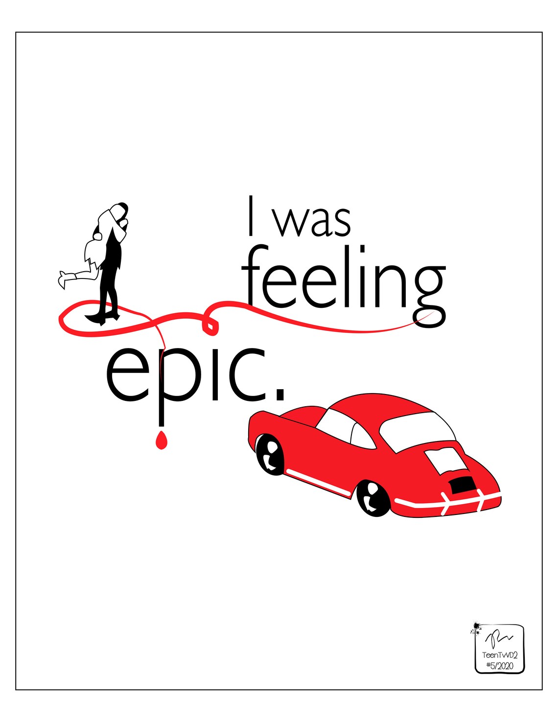 I Was Feeling Epic Ltded Wordart Etsy UK