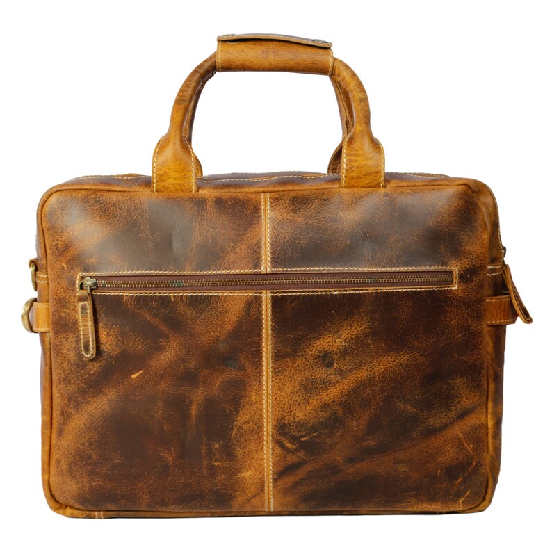 Buffalo Leather Pilot Bag Messenger Bag Laptop flight office Travel Bag Lifetime Warranty
