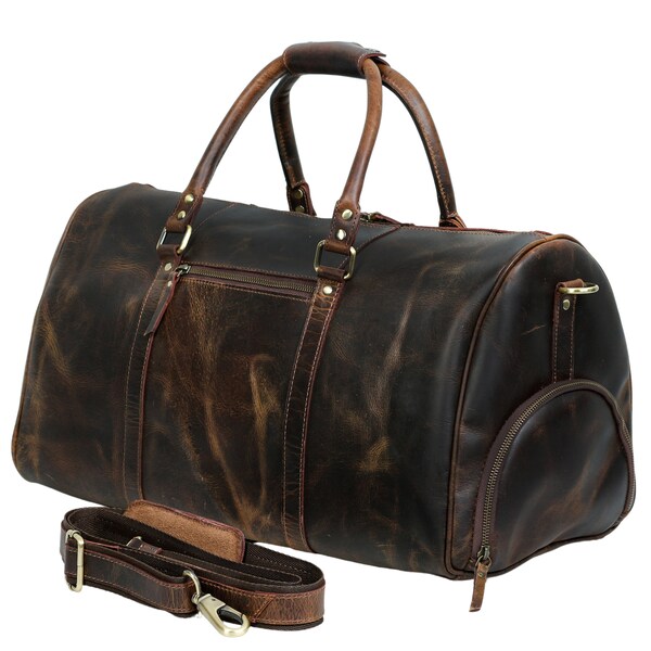 Leather Gym Bag Etsy