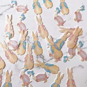 Confezione da 30 wafer fustellati Peter Rabbit e amici