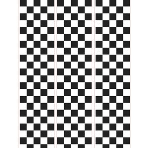 Checkerboard Ribbon, Navy Blue and White Checkered Ribbon 7/8 Inch