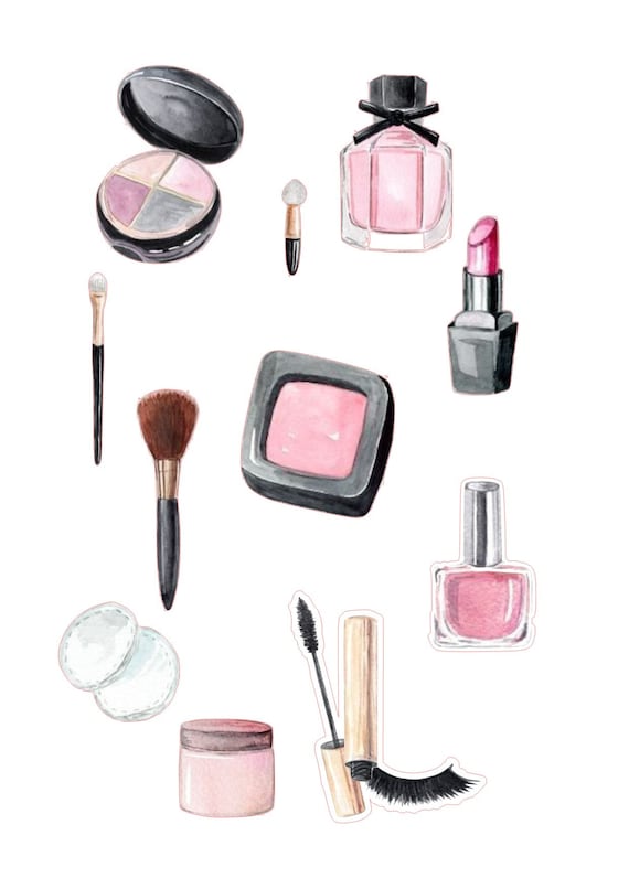 Make up Cake Scene Makeup Theme Spa Day Makeup Cake Etsy