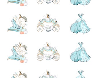 Princess Edible Image  Toppers