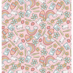 A4 Back to School Print Icing/frosting sheets, Edible Icing sheets, Sugar Sheets