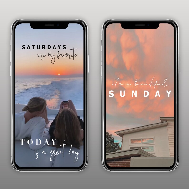 40 Instagram Story Stickers Weekdays, Instagram Week Stickers