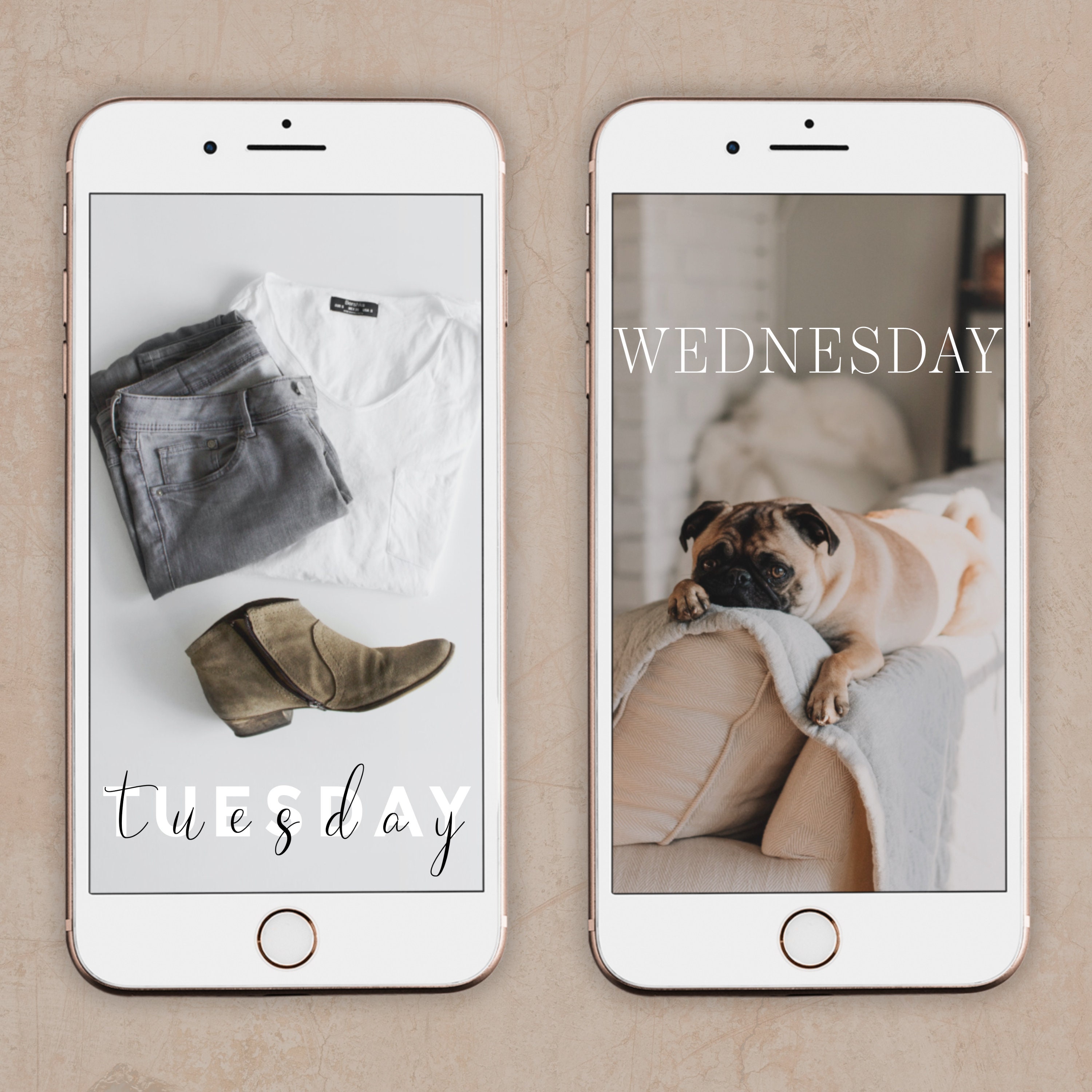 70 Instagram Story Stickers Weekdays, Instagram Sticker Weekdays, Daily