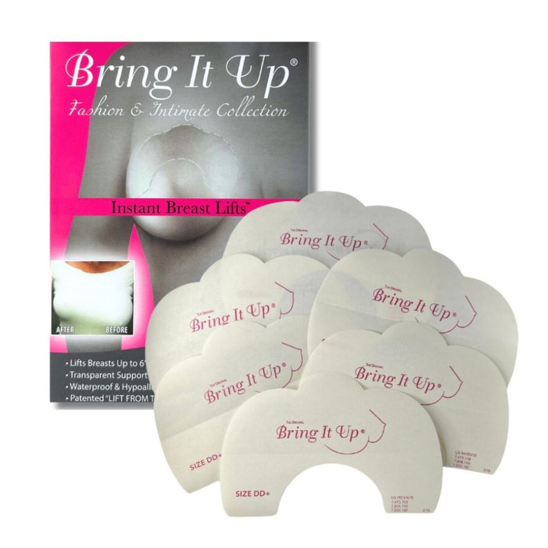 Bringitup DD+ zelfklevende bh-tape, waterdichte strapless rugloze borstlift afbeelding 3