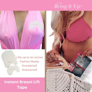 Bringitup DD+ zelfklevende bh-tape, waterdichte strapless rugloze borstlift afbeelding 6