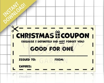 Christmas Coupon Svg, Funny Christmas Svg File for Cricut Christmas Printable Christmas Gift Svg Present Svg Christmas Png Commercial Use