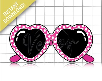 Free Free Heart Shaped Glasses Svg 620 SVG PNG EPS DXF File