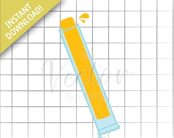 Ice Pop Svg, Popsicle Svg Freeze Pop Svg Freezie Cut File per Cricut Frozen Treat Svg Summer Clipart Summer Fun Kids Svg Summer Things Svg
