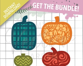 Layered Pumpkin SVG Bundle: Fall Decor Cricut Files (Digital Download)