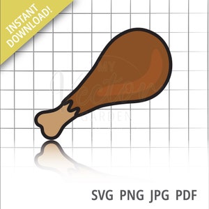 Turkije Been Svg, Thanksgiving Svg Kip Drumstick Svg Kippenpoot Svg Vlees Svg Food Clipart Leg Day Svg Mooie Benen Svg Bestand Voor Cricut