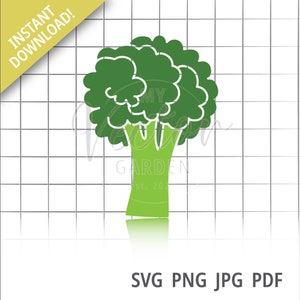 Brocoli svg, Légumes Svg Png Broccoli Clipart Broccoli Cut File For Cricut Silhouette Svg Veggie Shirt Svg Nutrition Svg Healthy Food Svg