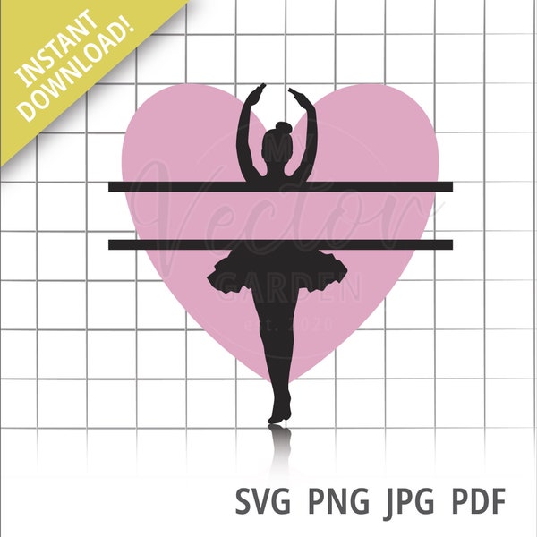 Dancer Monogram Svg, Dancer Name Svg Ballet Monogram Svg Ballet Dancer Svg Dance Bag Svg Commercial Use Dance love Svg Dance Png Ballet Png