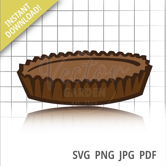 Peanut Butter Cup Svg Peanut Butter Candy Chocolate Candy Etsy