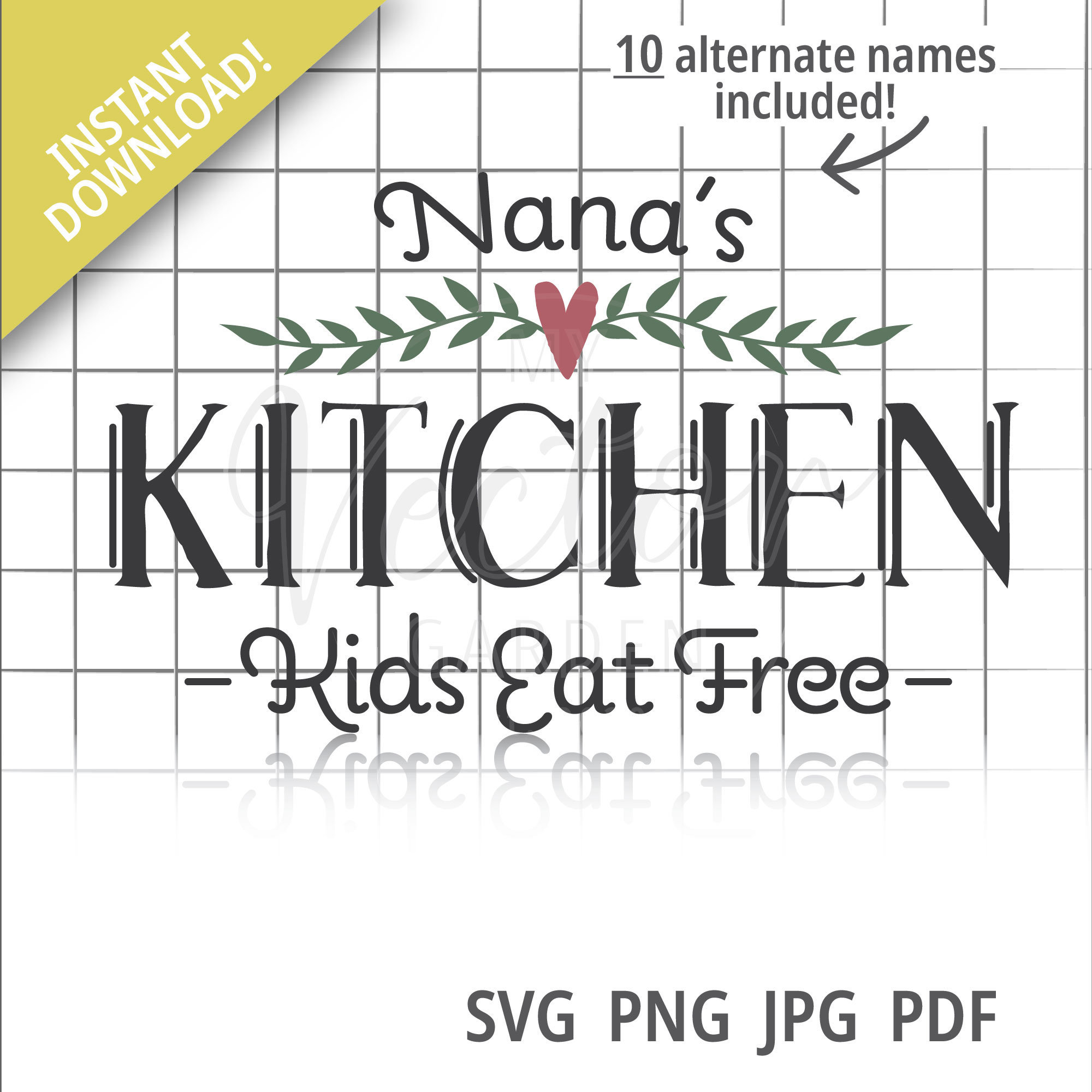 Nana's Kitchen Kids Eat Free Sign Farmhouse Country Kitchen Home Decor  Reclaimed Wood Gifts Under 50 Dollars Gift for Her Free Shipping 