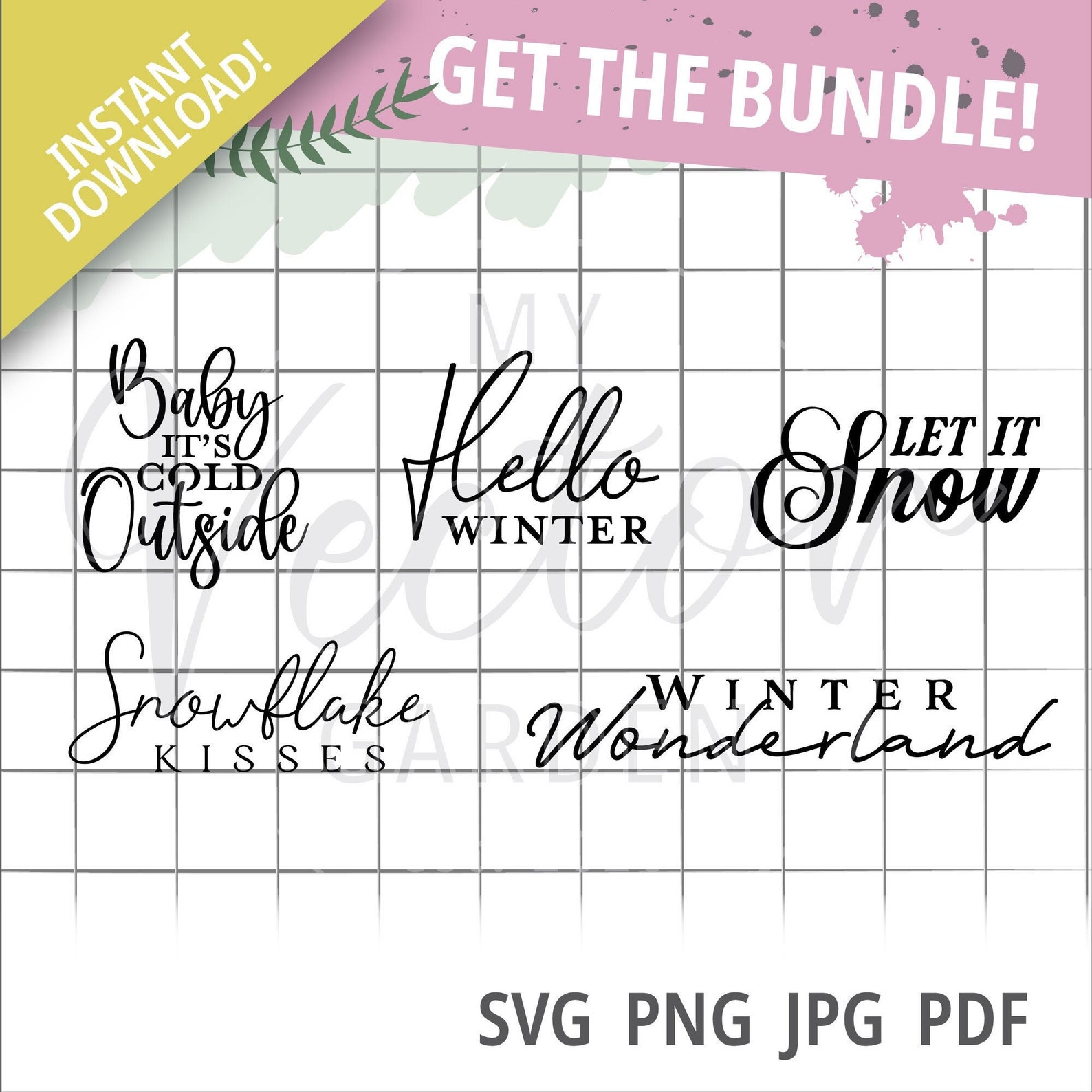 Winter Sayings Svg Bundle Winter Sign Svg Round Sign Svg - Etsy