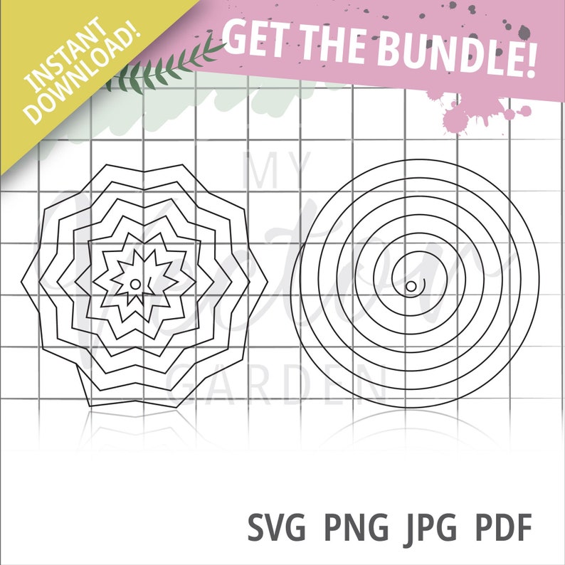 Party Decor Svg Spiral Svg Streamer Svg New Years Eve Svg Etsy