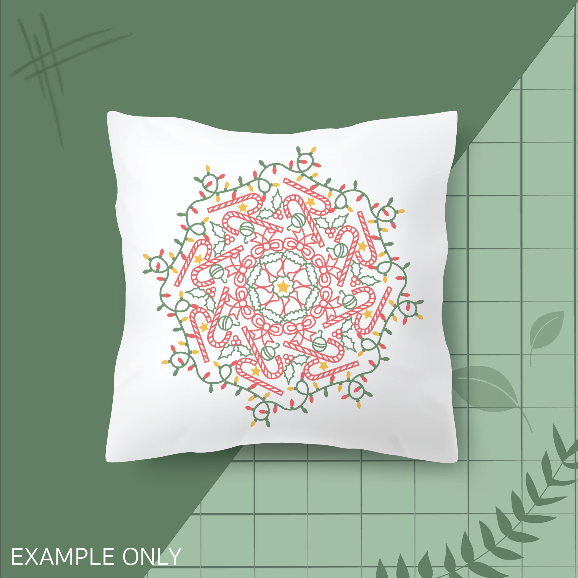Download Christmas Mandala Svg Holiday Designs Layered Mandala Svg | Etsy