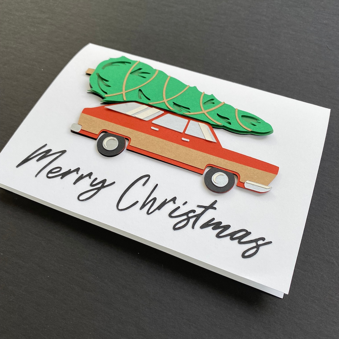 Station Wagon Christmas Tree Svg Car With Tree Svg Station Etsy