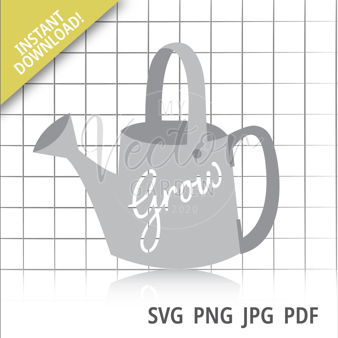 Watering Can Svg Gardening Svg Files Garden Images Garden - Etsy