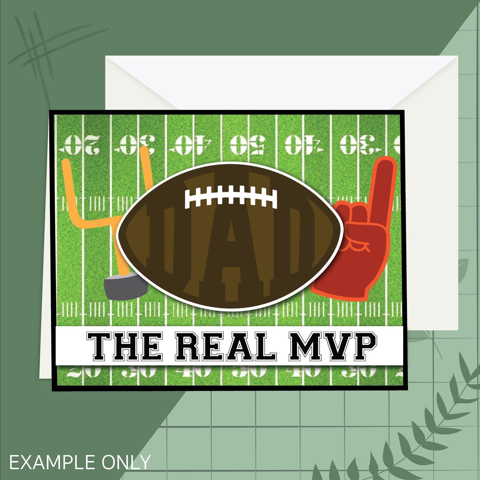 Football Dad Svg Father's Day Clipart Dad Svg for a Cup Etsy