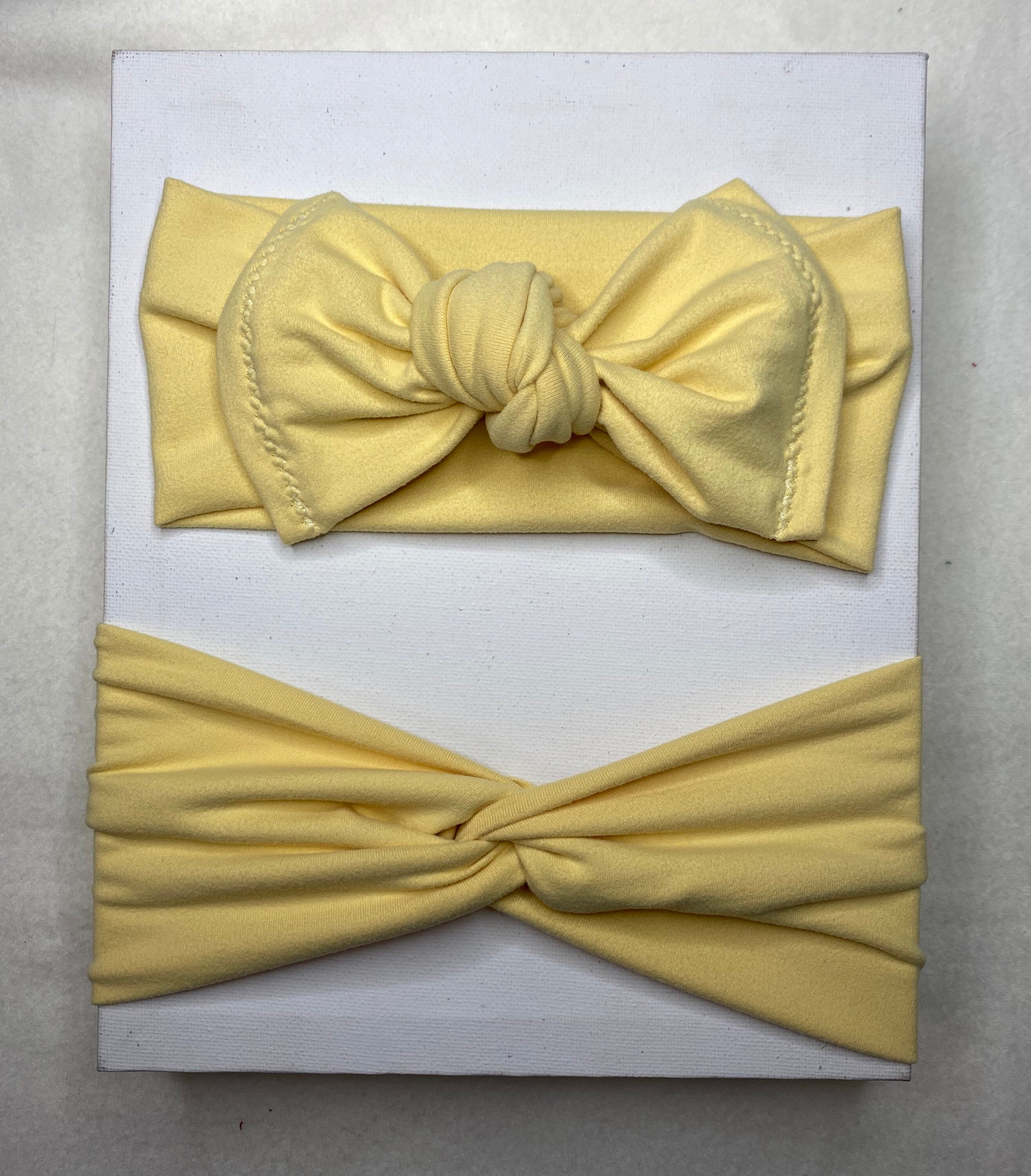 Soft Yellow Headband Etsy