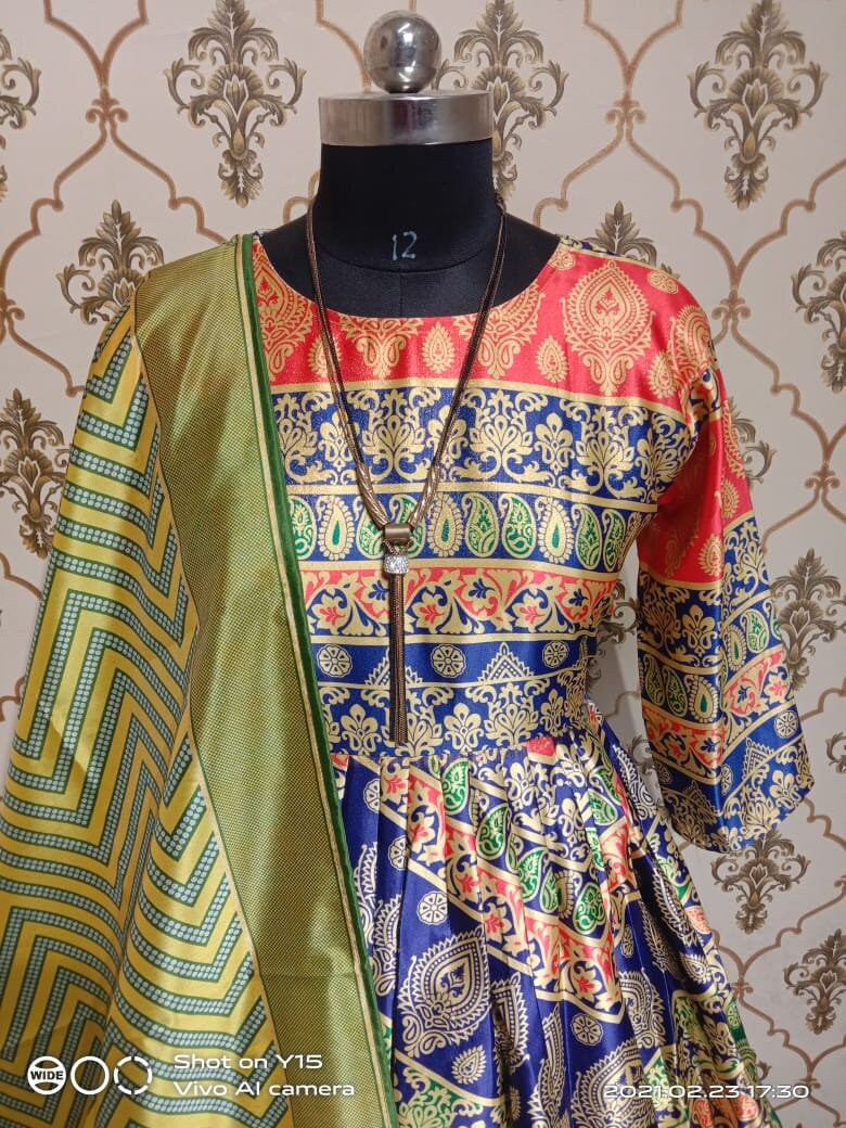party wear dupatta style