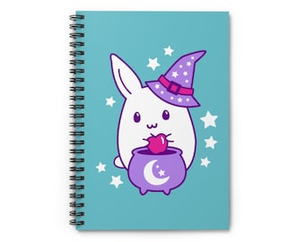 Magical Bunny Witch an Enchanting Lovely Daybook or Fun-Loving Reflective Journal. Perfect for a Personal Organizer for Fall and Halloween