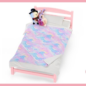 Manta de felpa de pana con lindas nubes y estrellas de arco iris pastel ~ de Pinksprinklemagic. Acurrucado de lujo, lindo diseño de anime kawaii, otoño acogedor