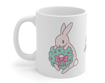 Hoppy Holidays ~ Kawaii Bunny Christmas ~ Mug