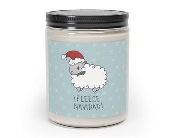 Fleece Navidad ~ Cute Sheep Christmas ~ Scented Candle