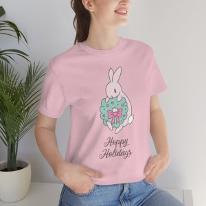 Hoppy Holidays ~ Kawaii Bunny Christmas ~ T-Shirt