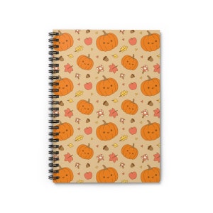 Cute Autumn Pumpkin an Enchanting Lovely Daybook or Fun-Loving Reflective Journal. Perfect for a Personal Organizer for Fall and Halloween