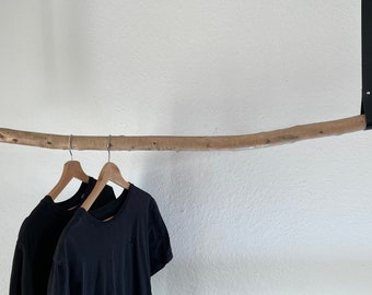 Wardrobe minimalist driftwood driftwood hanging wardrobe wood branch clothes rail wardrobe minimalist unique Bodensee gift clothes