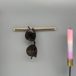 Porte-lunettes mural en bois montage facile, minimaliste et durable, lunettes de soleil, rangement de lunettes image 8