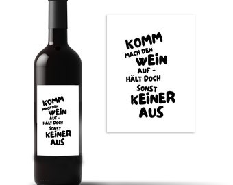 Geburtstagsgeschenk I Personalisiertes Weinetikett I Geschenk Dankeschön I beste Freundin I Kollege I Kollegin I Wein I Ruhestand