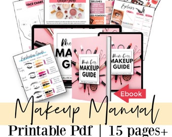 Makeup Guide, Makeup Workbook, Makeup Artist, MUA, Face